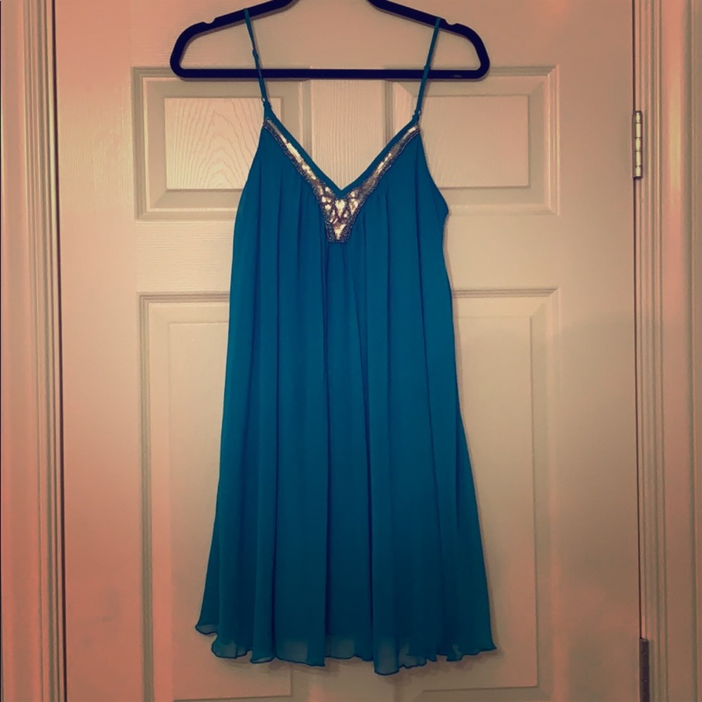 Express Turquoise Dress Size Small